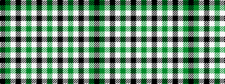idealised woven sample of pattern GWKWGWKWGK