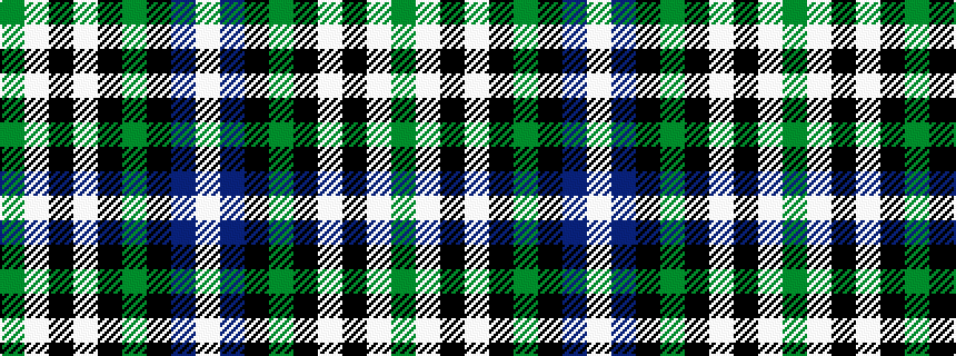 idealised woven sample of pattern GWKWKGKBW