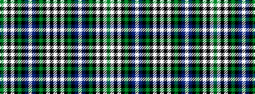 idealised woven sample of pattern GWKWKGKBWBKGKWKW
