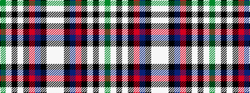 idealised woven sample of pattern GWKWKRBKWW