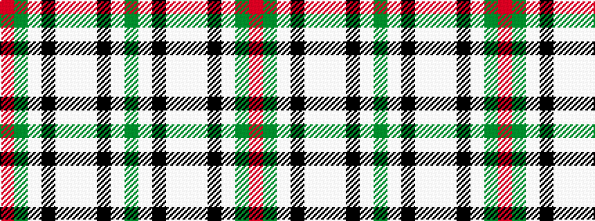 idealised woven sample of pattern GWKWWWKWGR