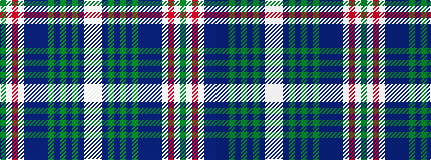 idealised woven sample of pattern GWRWBBBBGBGBGBWW