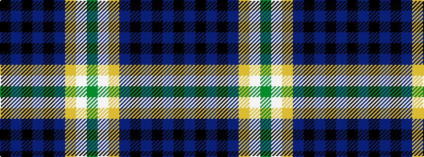 idealised woven sample of pattern GWYBKBKBK
