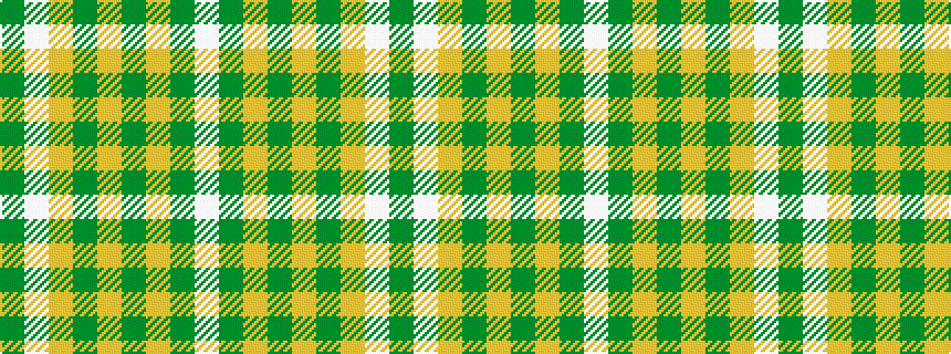 idealised woven sample of pattern GWYGYGYGW