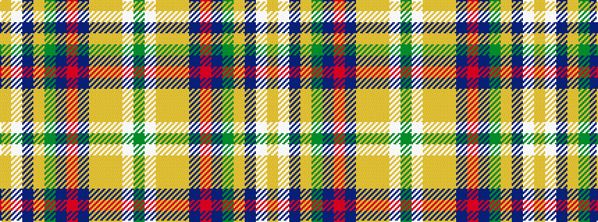 idealised woven sample of pattern GWYYYBRBGYBWY