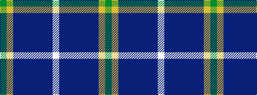 idealised woven sample of pattern GYBBBBBBW
