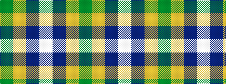idealised woven sample of pattern GYBW