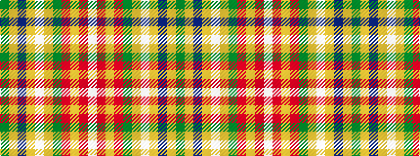 idealised woven sample of pattern GYBYWYGRYRW