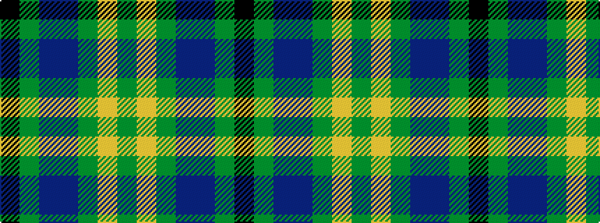 idealised woven sample of pattern GYGBBGK