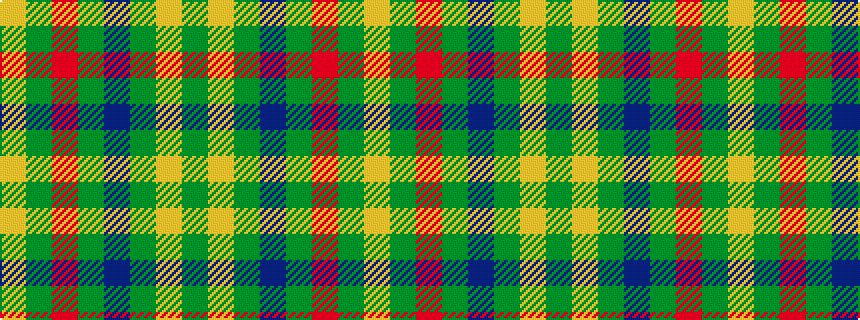 idealised woven sample of pattern GYGBGRGY