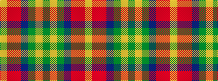 idealised woven sample of pattern GYGBRRY
