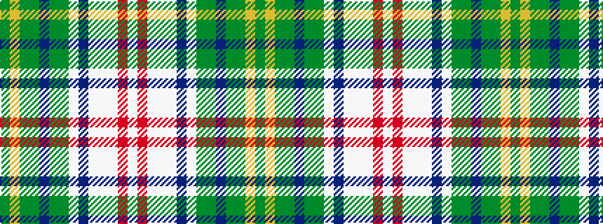 idealised woven sample of pattern GYGGBGGWBWWWRW