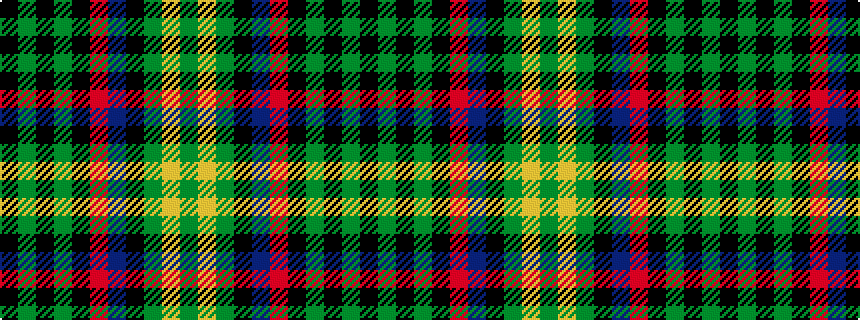 idealised woven sample of pattern GYGKBRKGKGK