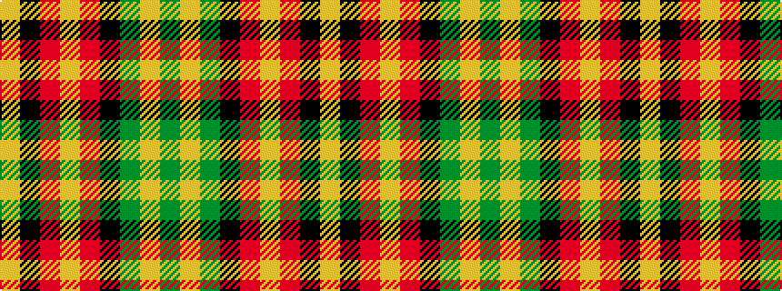 idealised woven sample of pattern GYGKRYRKY