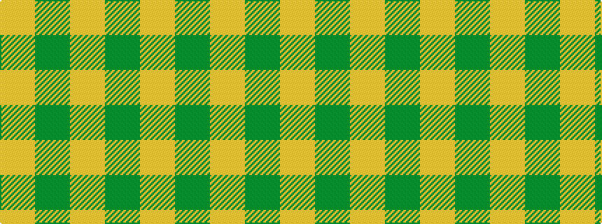 idealised woven sample of pattern GYGY