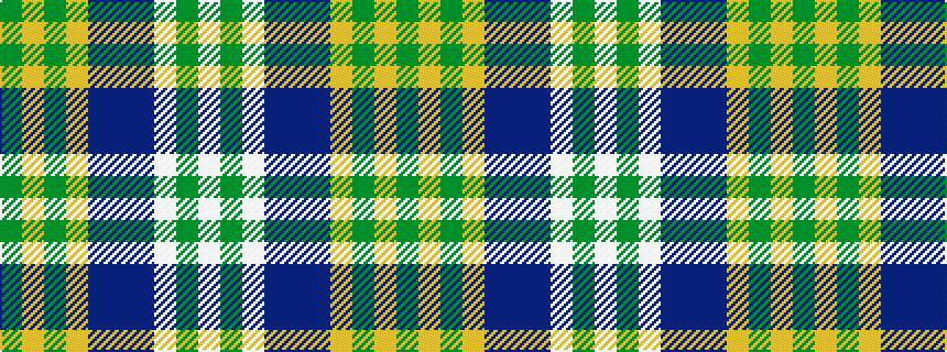 idealised woven sample of pattern GYGYBBBWGW