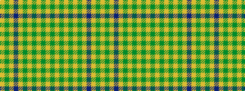 idealised woven sample of pattern GYGYGYGYBYGY