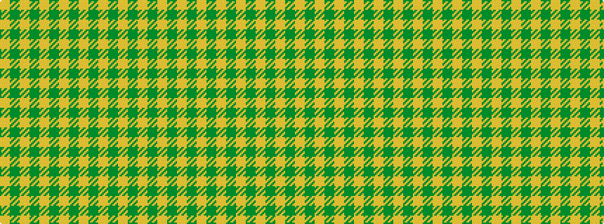 idealised woven sample of pattern GYGYGYGYGYGYGY