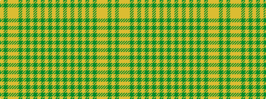 idealised woven sample of pattern GYGYGYGYGYGYYYGY