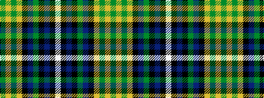 idealised woven sample of pattern GYGYKBGKBKW