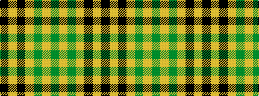 idealised woven sample of pattern GYGYKYK