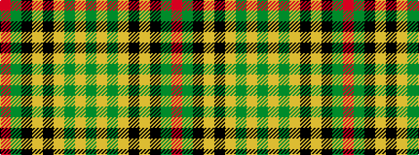 idealised woven sample of pattern GYGYKYKGR