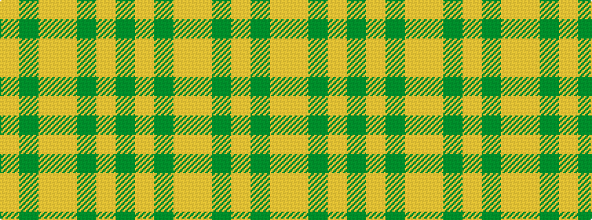 idealised woven sample of pattern GYGYYGY
