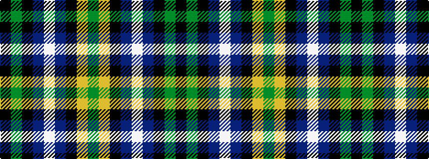 idealised woven sample of pattern GYKBWBKGK