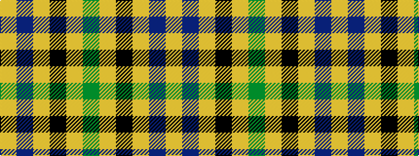 idealised woven sample of pattern GYKYBY
