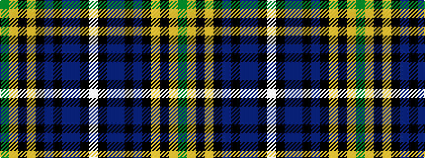 idealised woven sample of pattern GYKYKBKBBKW
