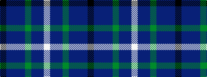 idealised woven sample of pattern KBBBGBBW