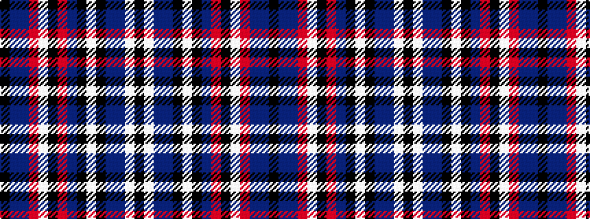 idealised woven sample of pattern KBBRWKRBKWKBBWK