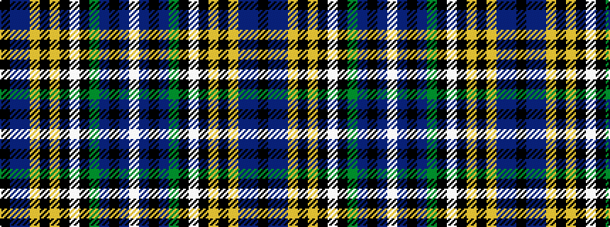 idealised woven sample of pattern KBBYKYKWKGBKBW