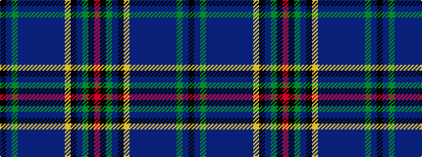 idealised woven sample of pattern KBGBBBBBBBBYKBGKR