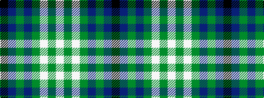 idealised woven sample of pattern KBGBGWGW