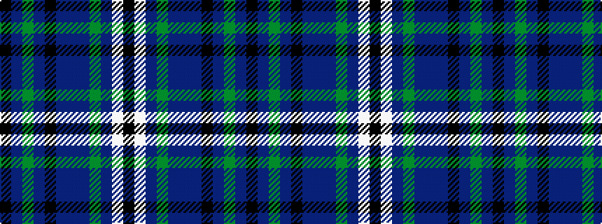 idealised woven sample of pattern KBGBKBBBGBWK