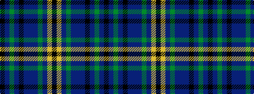 idealised woven sample of pattern KBGBKBBBGBYK