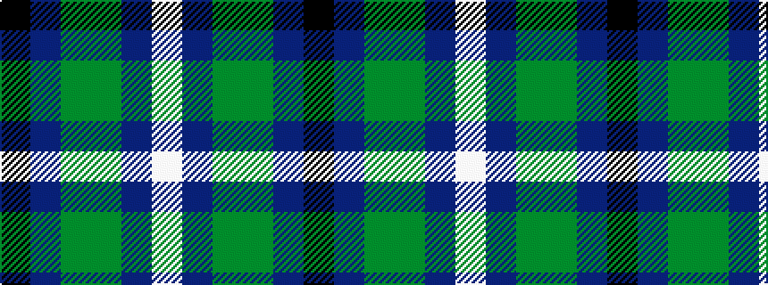 idealised woven sample of pattern KBGGBW