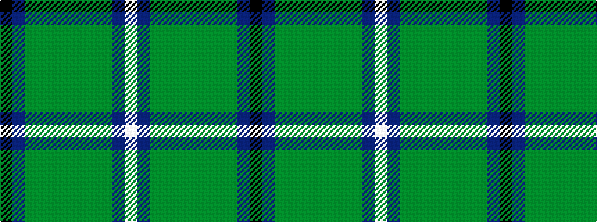 idealised woven sample of pattern KBGGGGGGGBW