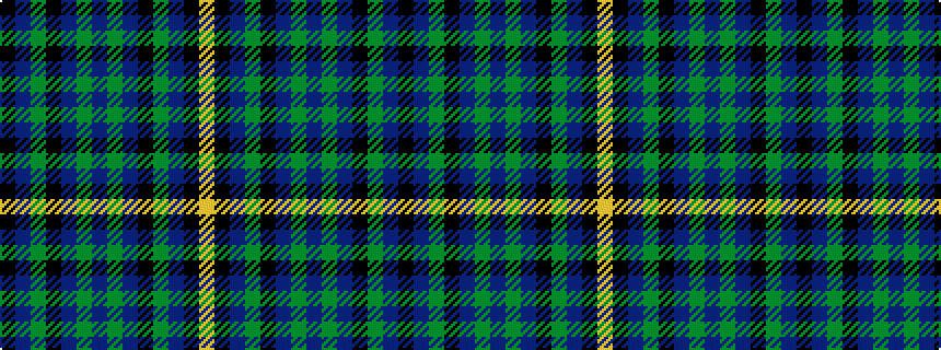 idealised woven sample of pattern KBGKBGBGBKGBKY
