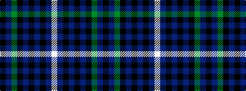 idealised woven sample of pattern KBGKBKBKBW
