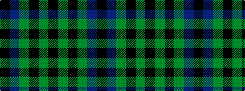 idealised woven sample of pattern KBGKGK