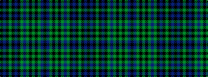 idealised woven sample of pattern KBGKGKGBGKBKGKBK