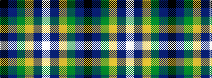idealised woven sample of pattern KBGYBW