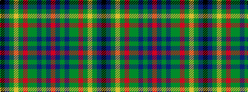 idealised woven sample of pattern KBGYGRGGBGBR