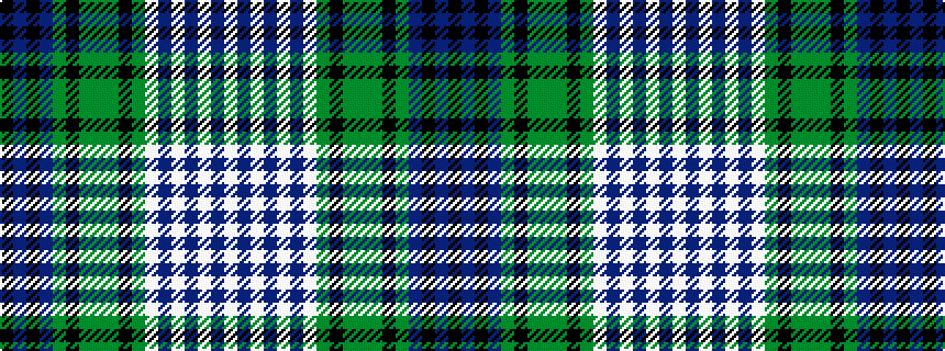 idealised woven sample of pattern KBKBGKGGGKGWBWBWBW