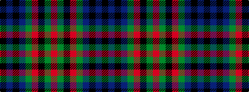 idealised woven sample of pattern KBKBGRKGR