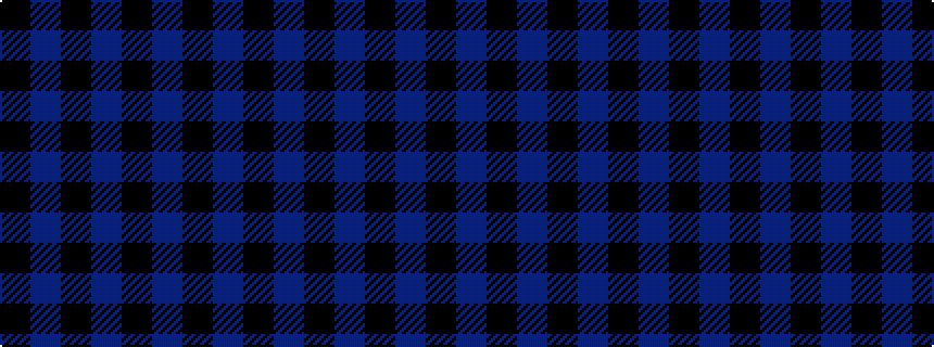 idealised woven sample of pattern KBKBKBK