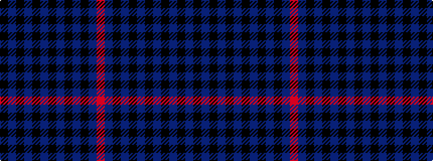 idealised woven sample of pattern KBKBKBKBKBKBR