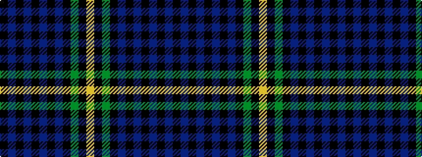 idealised woven sample of pattern KBKBKBKBKGKY